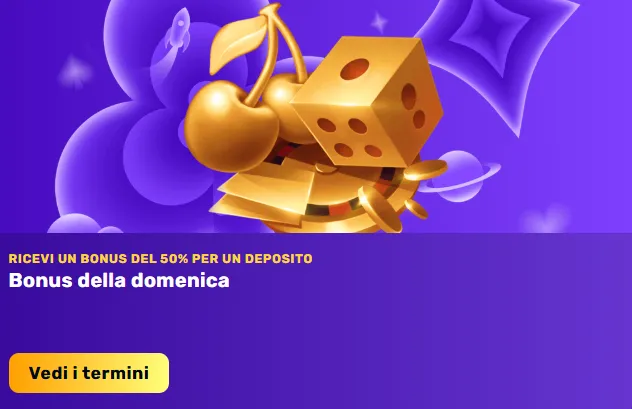 Bonus della domenica pop up